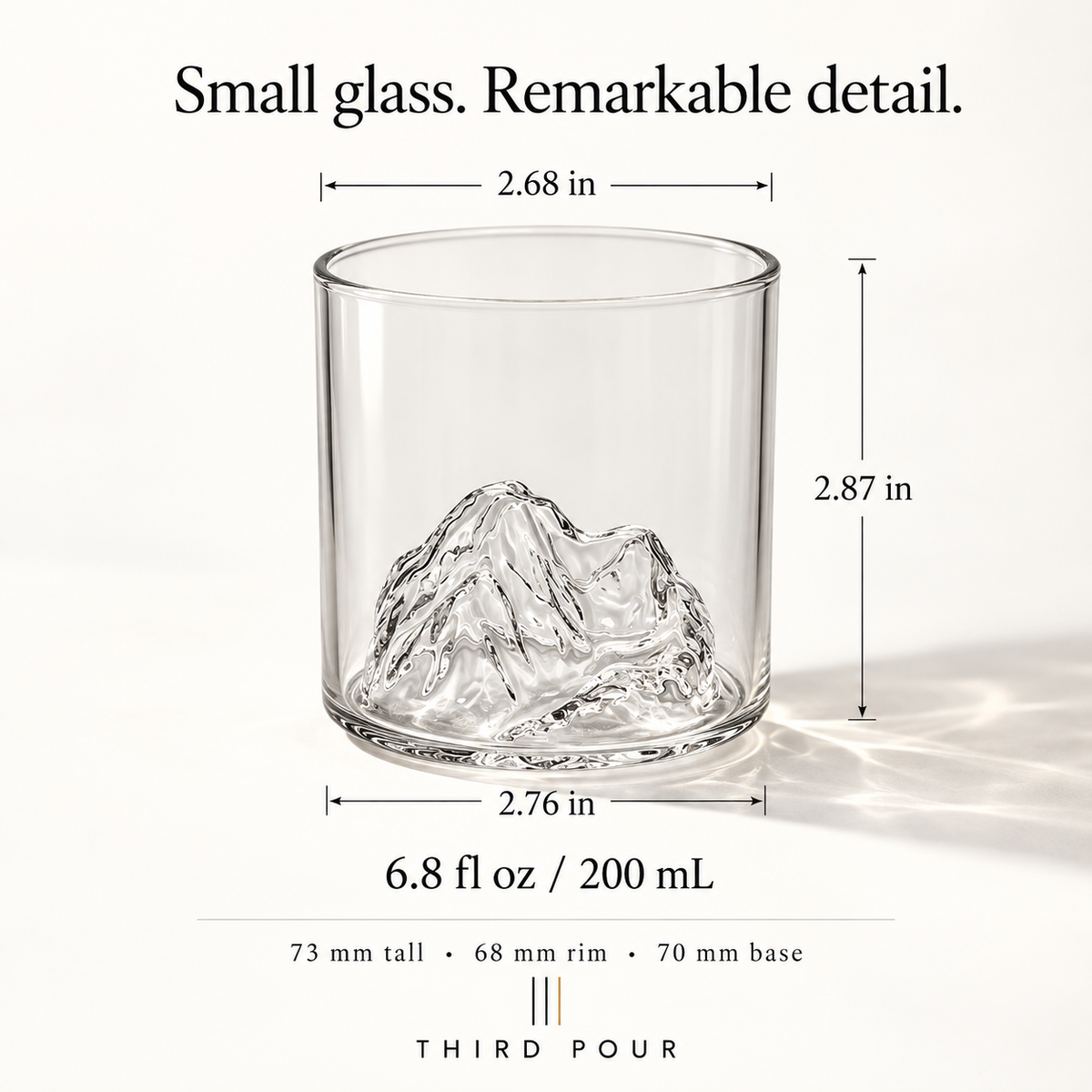 Third Pour™ Edo Mountain Glass